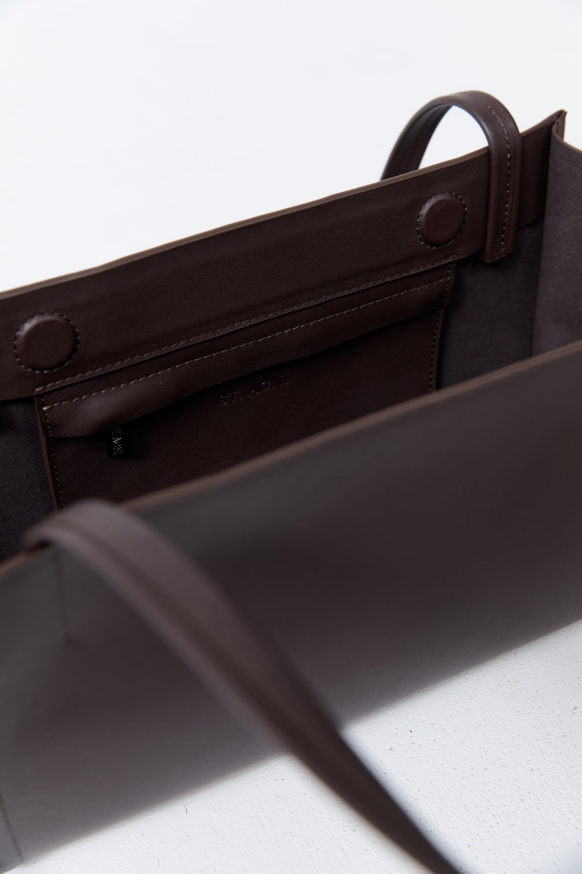 Slim Wonton Tote - Coffee