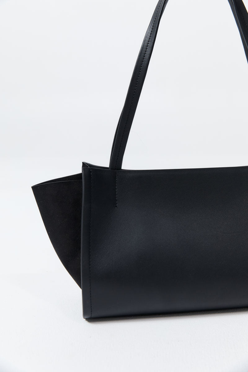 Slim Wonton Tote - Black