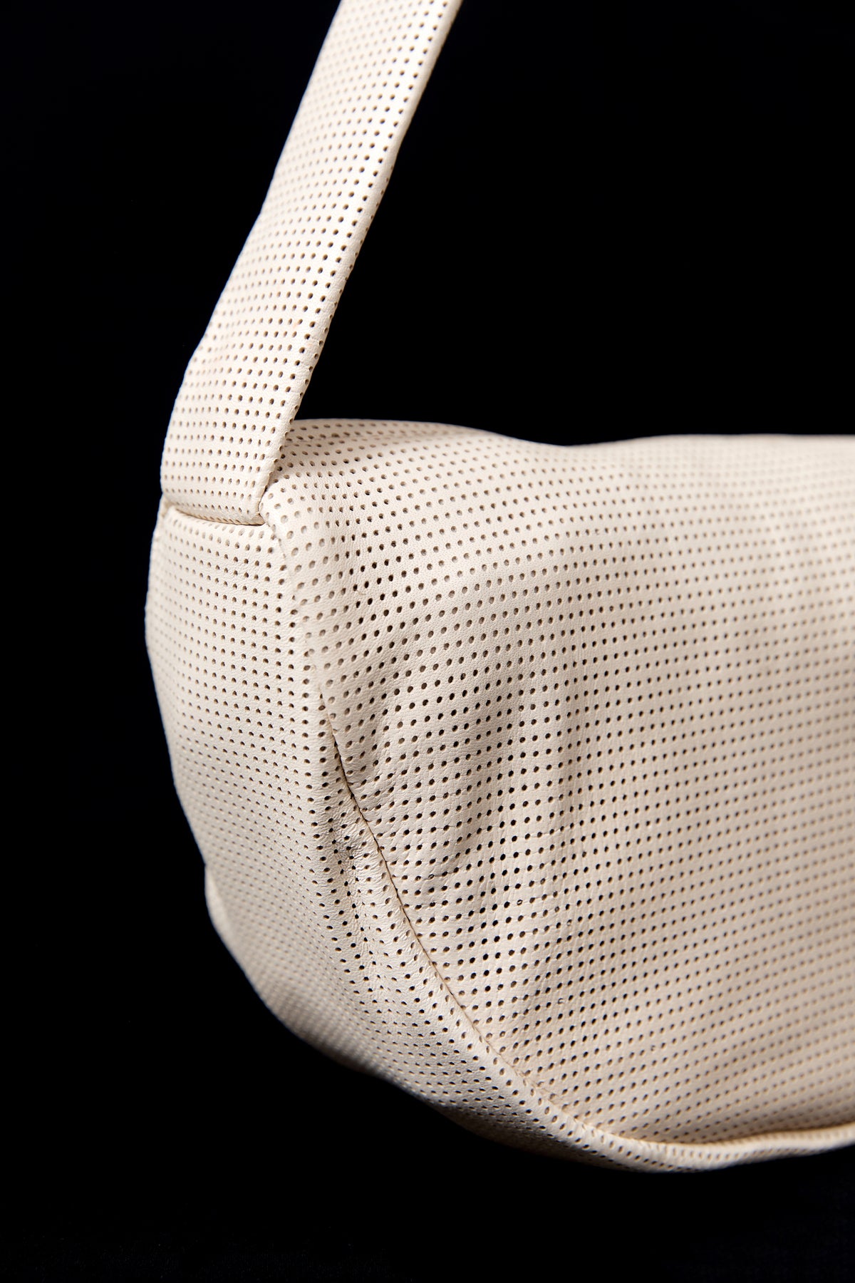 Perforated Crescent Bag - Tofu