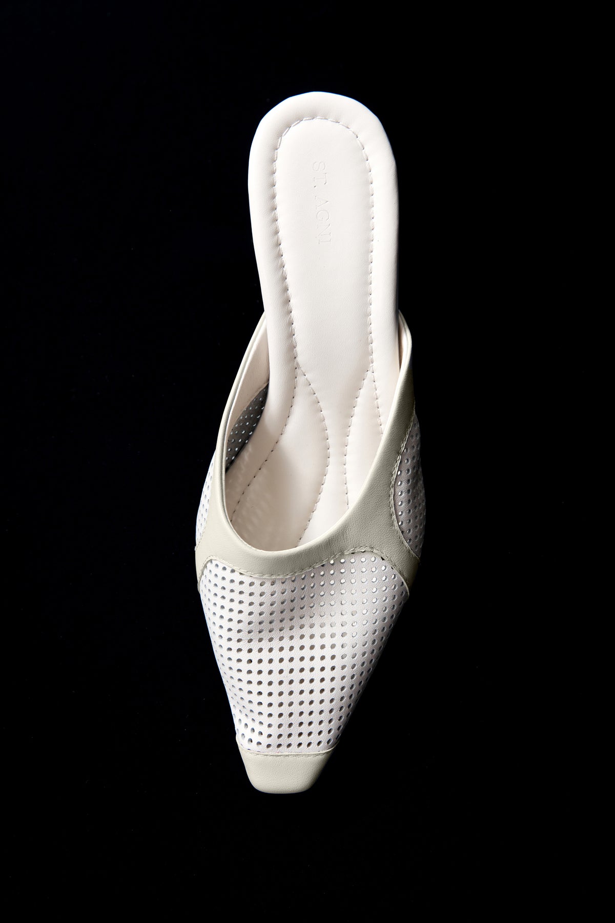 Perforated Heel - Off White