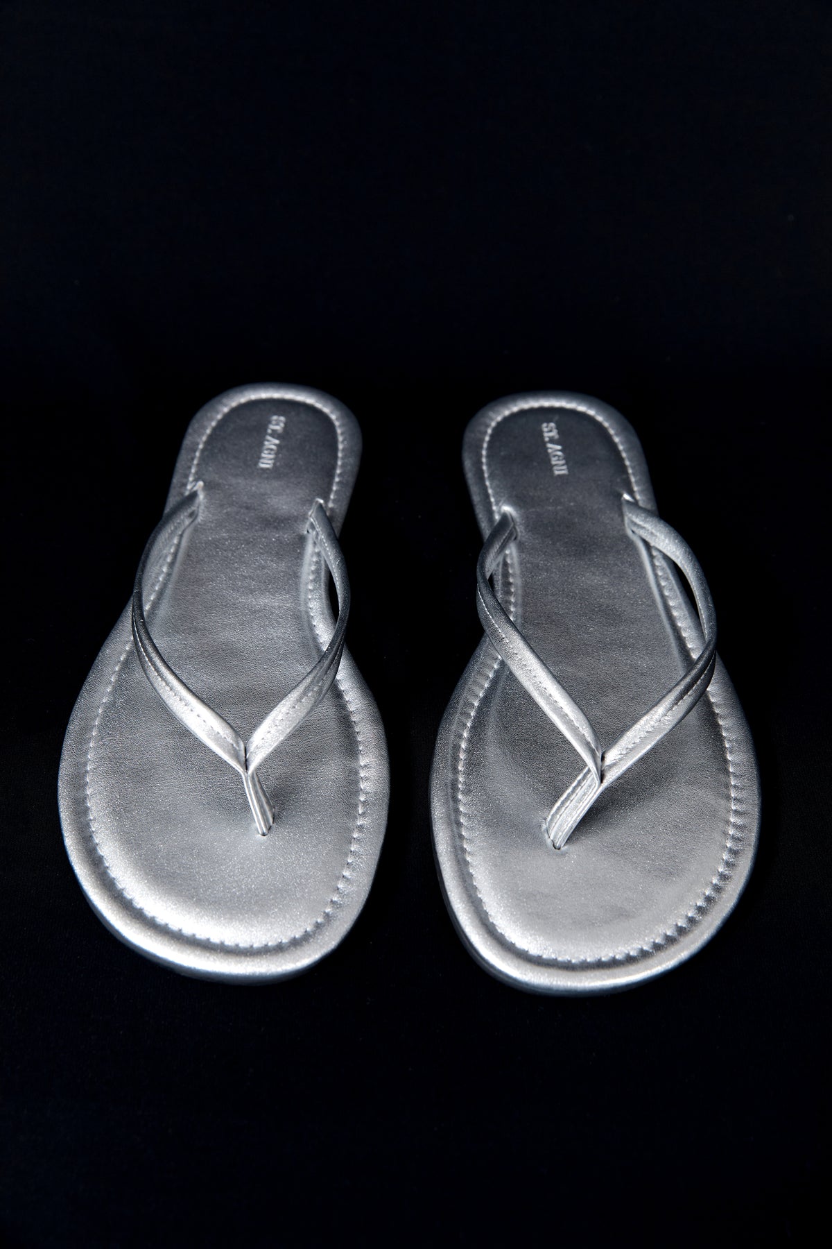 Thong Detail Slide - Silver