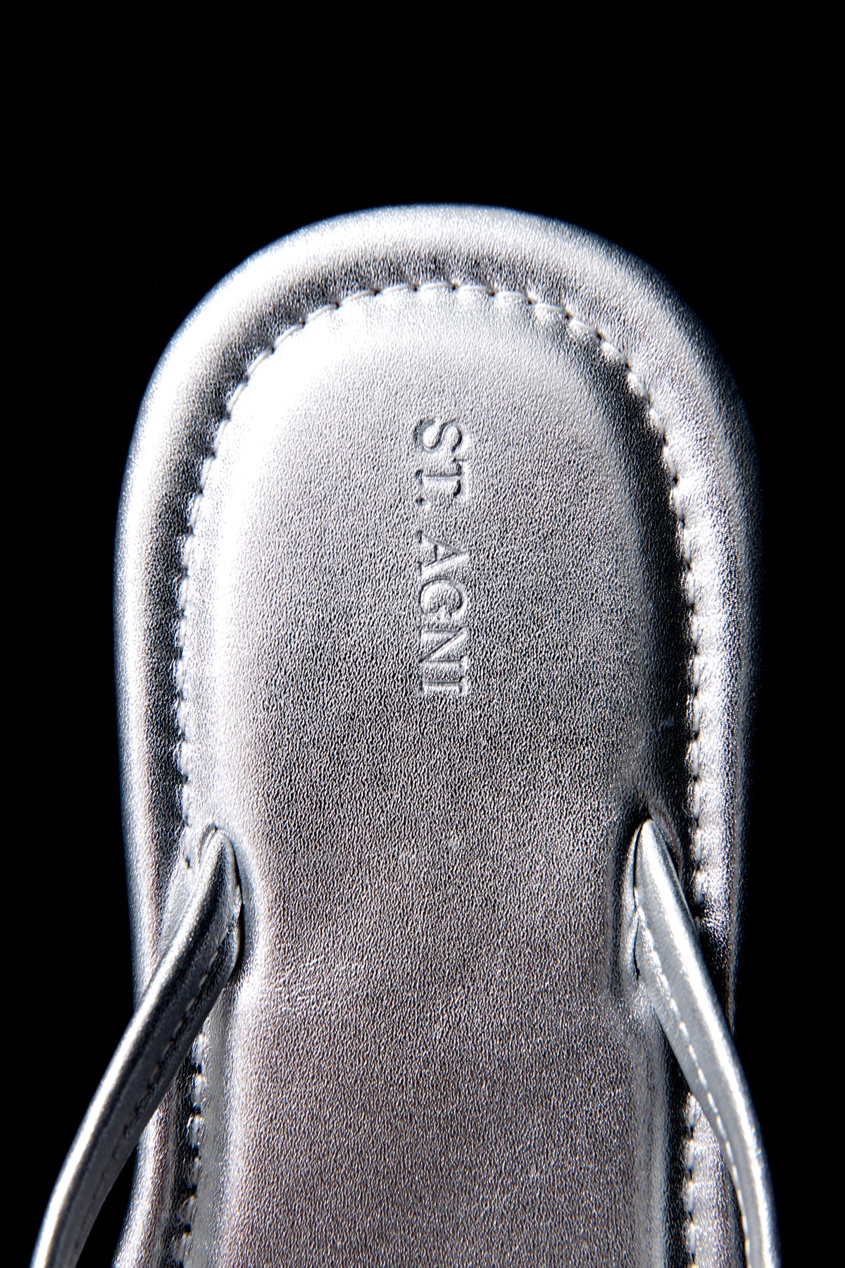 Thong Detail Slide - Silver