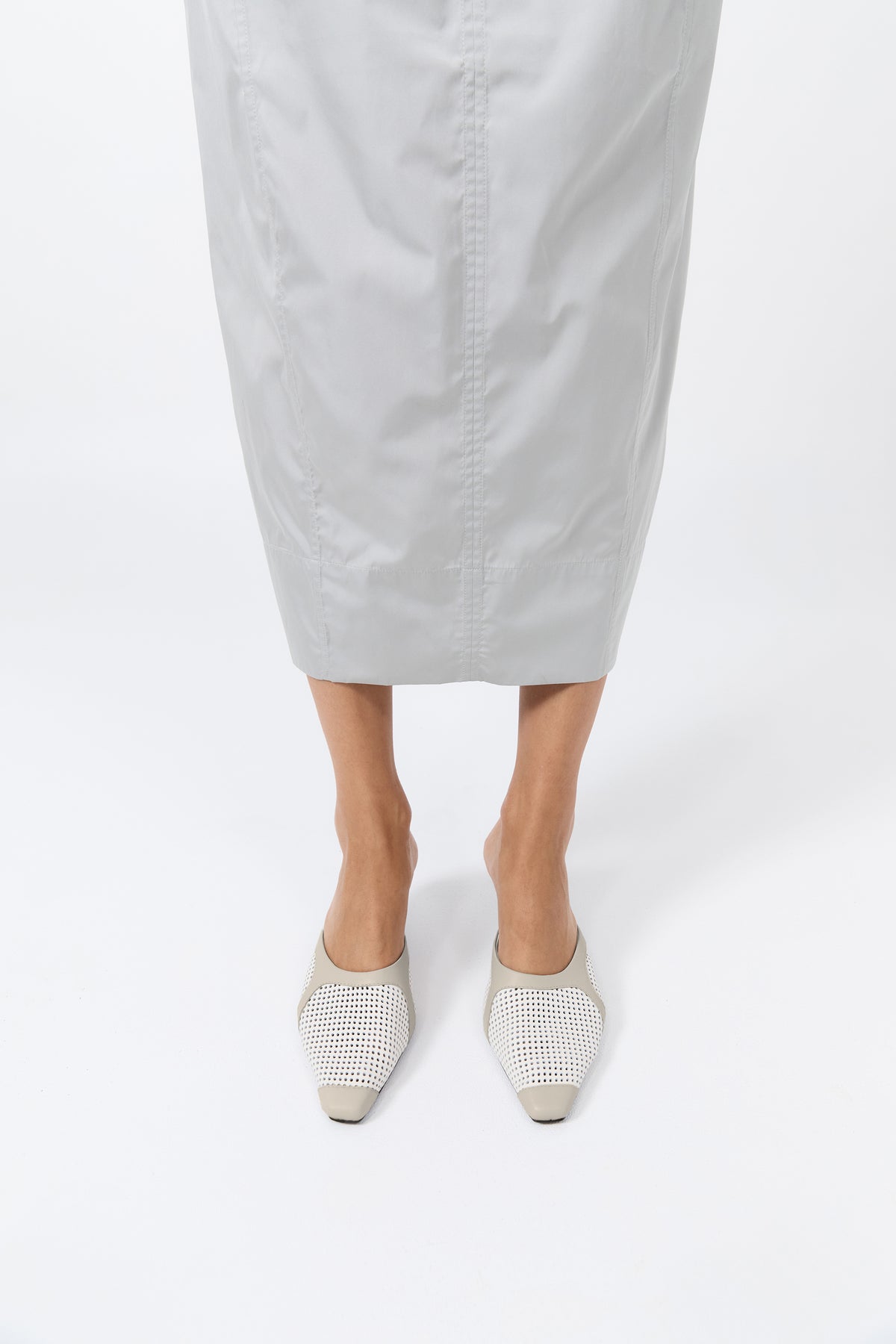 Perforated Heel - Off White
