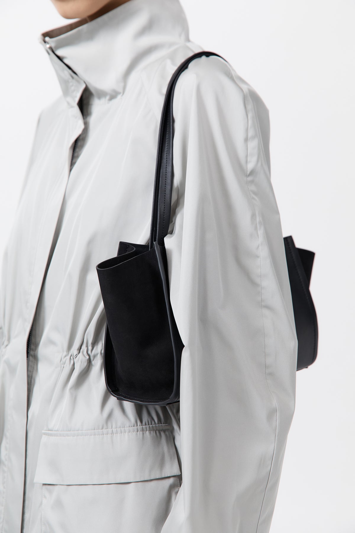 Slim Wonton Tote - Black