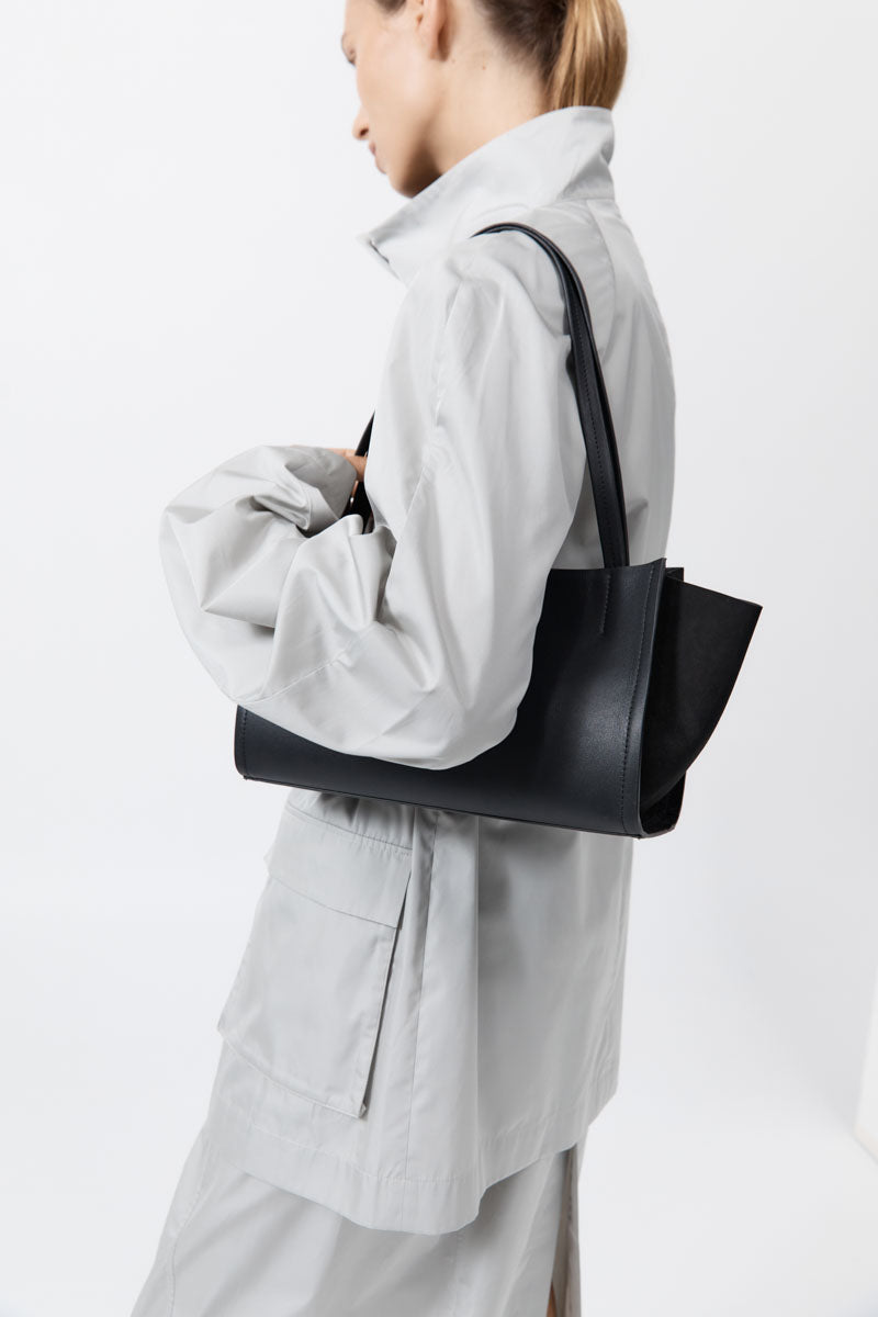 Slim Wonton Tote - Black