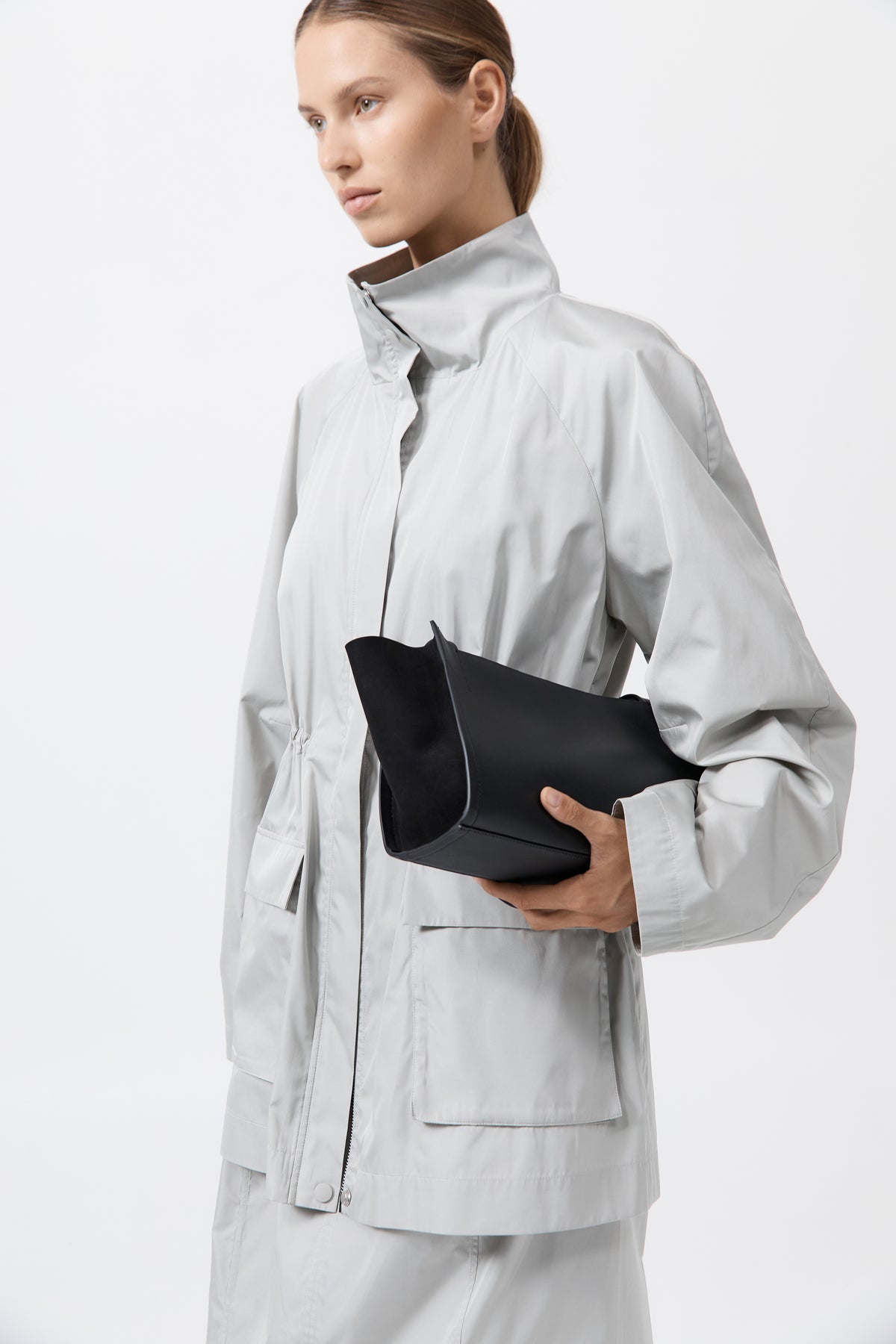 Slim Wonton Tote - Black