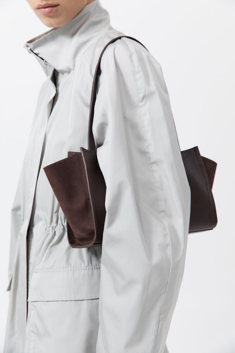 Slim Wonton Tote - Coffee