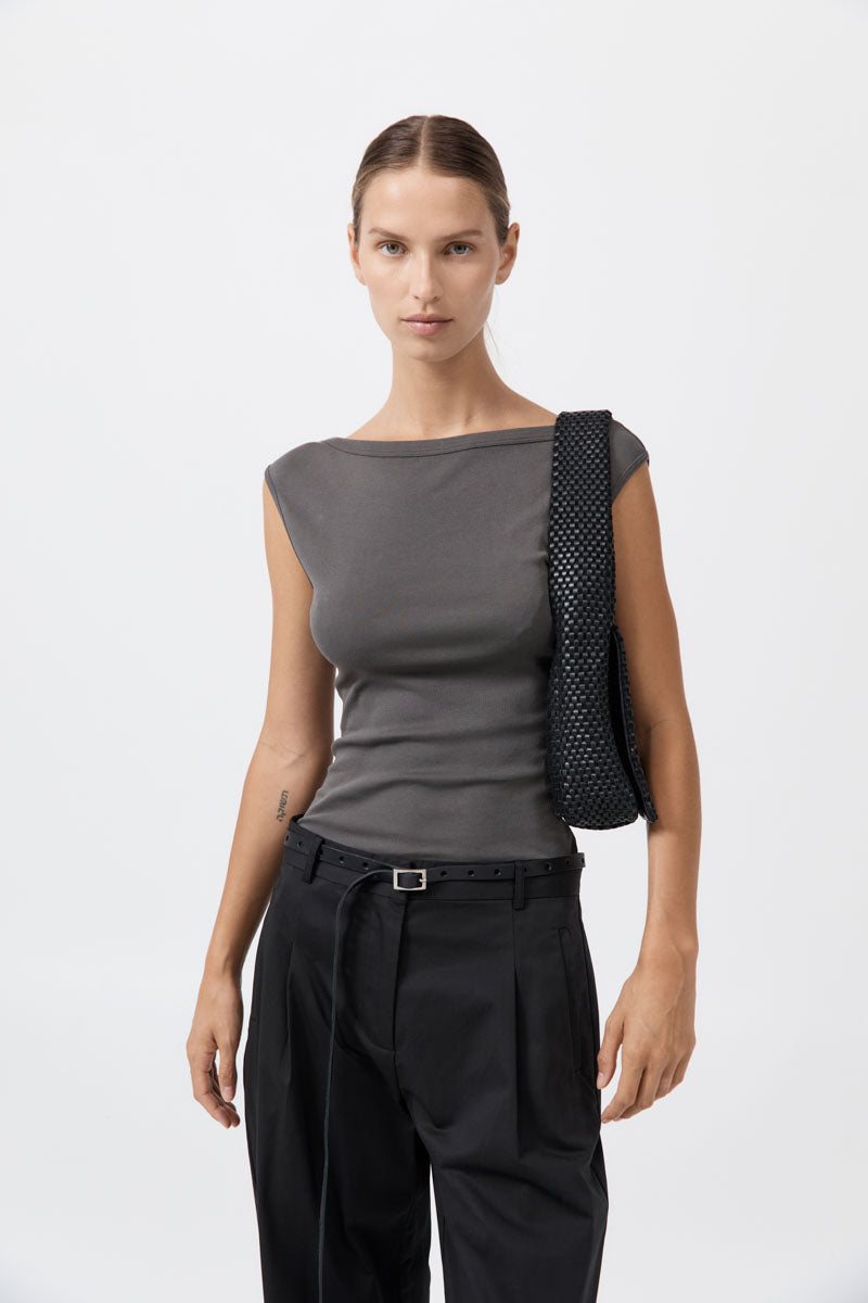 Lattice Everyday Satchel - Black