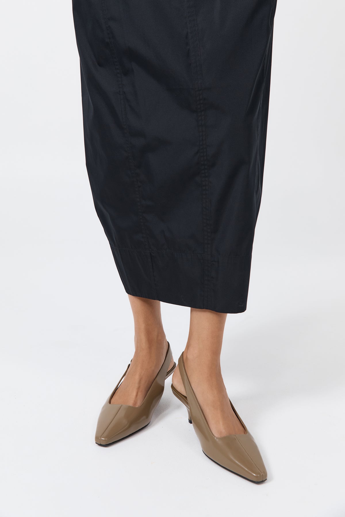 Utility Sling Back Heel - Oak