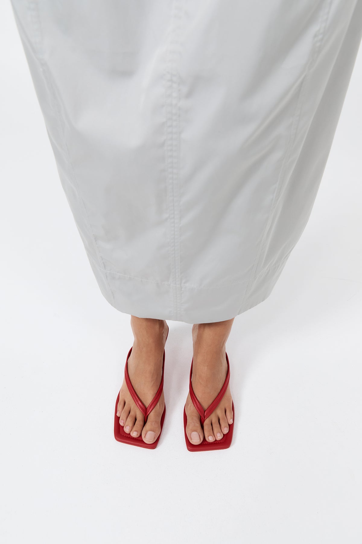Thong Detail Heel - Rosso