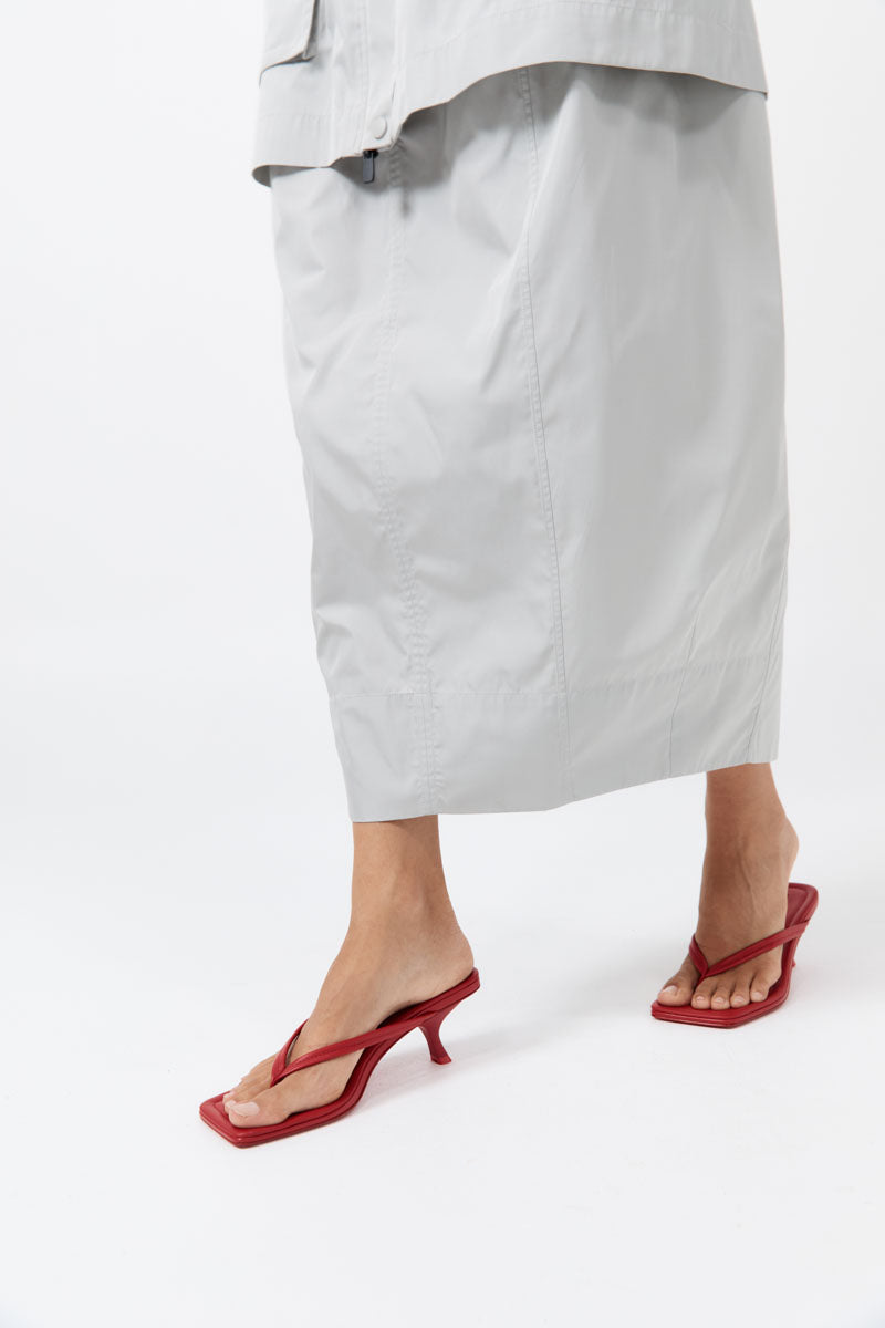 Thong Detail Heel - Rosso