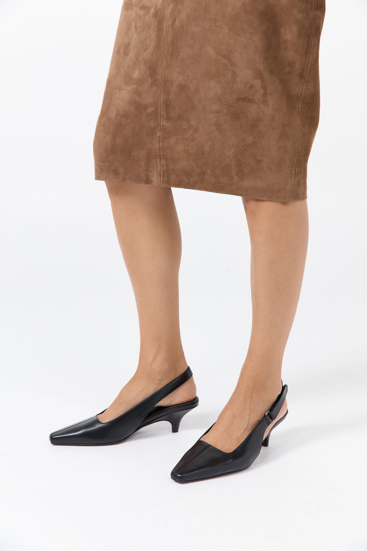Utility Sling Back Heel - Black