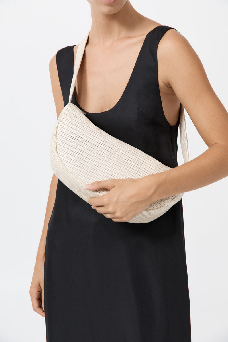 Perforated Crescent Bag - Tofu