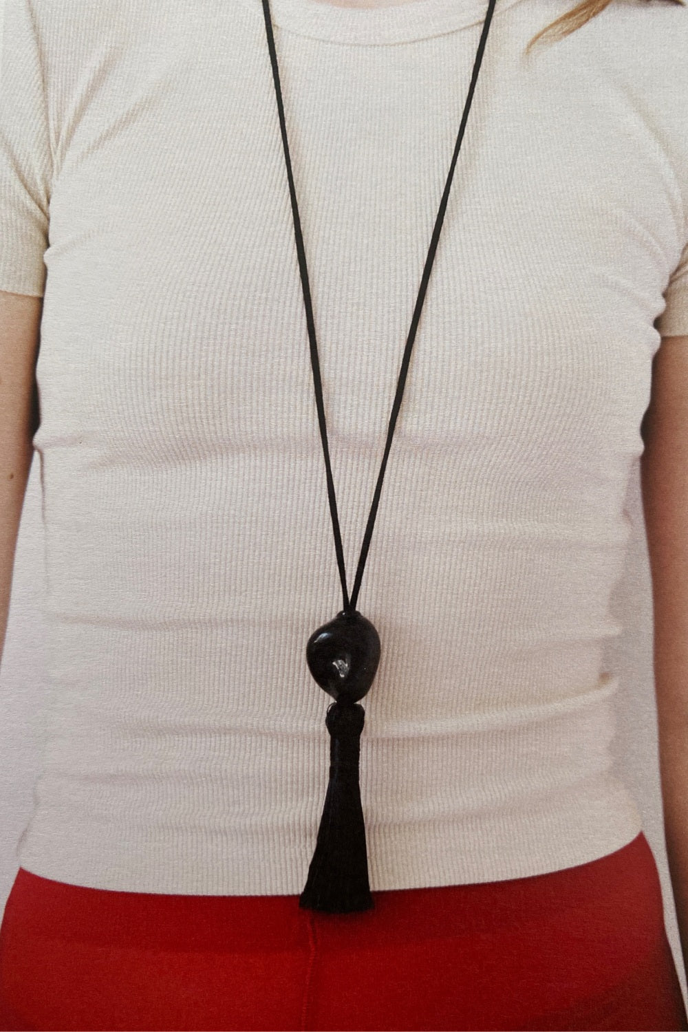 Casati Necklace - Black - By Ayllón