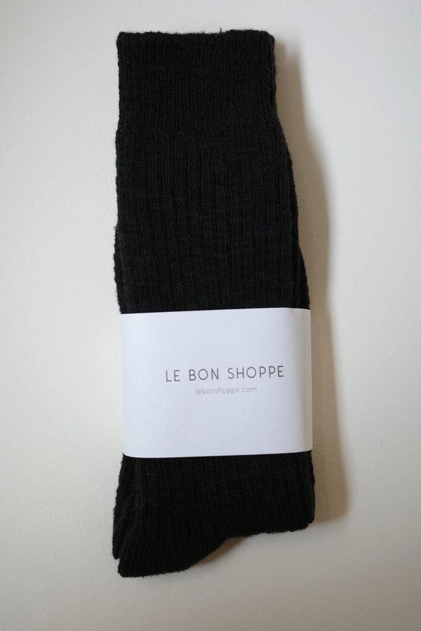 Cottage Socks by Le Bon Shoppe - Black