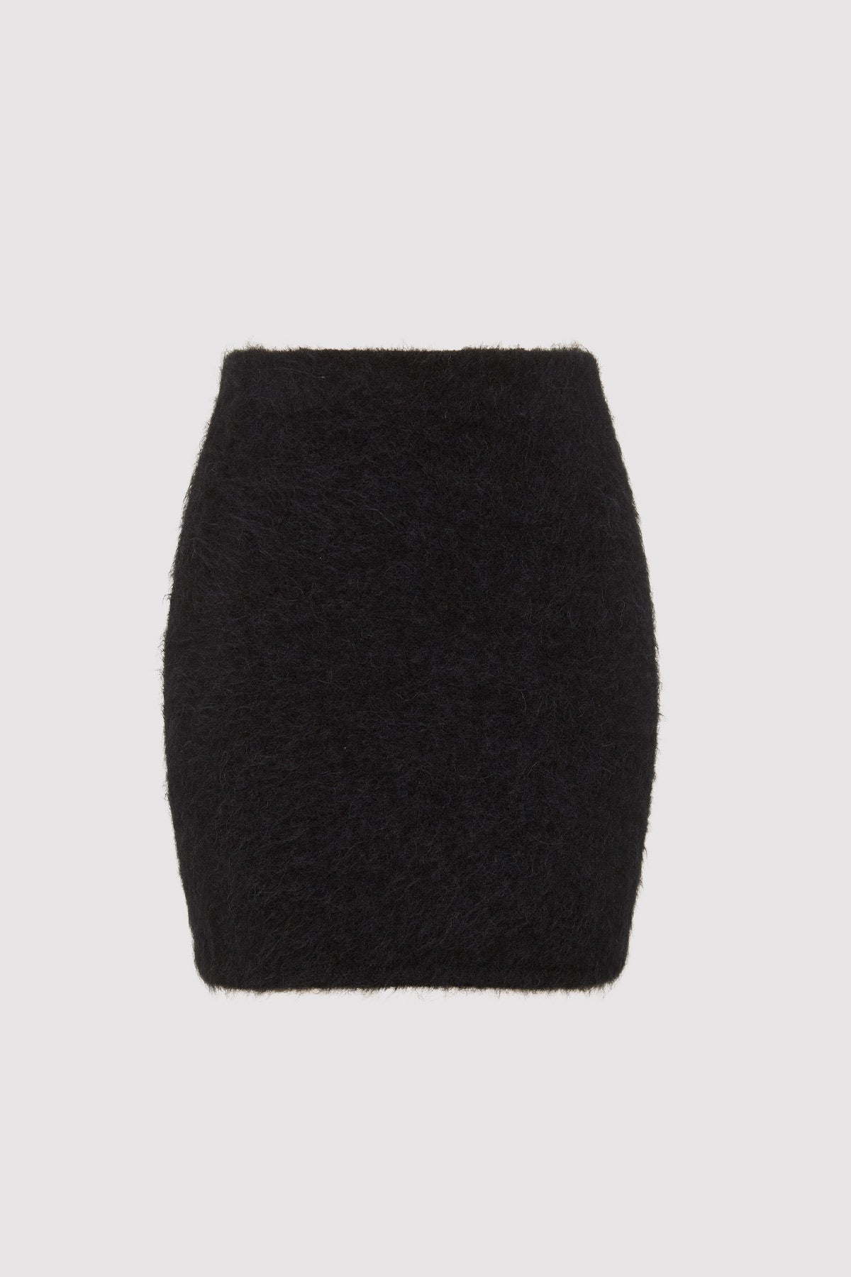 Alpaca Mini Skirt - Black