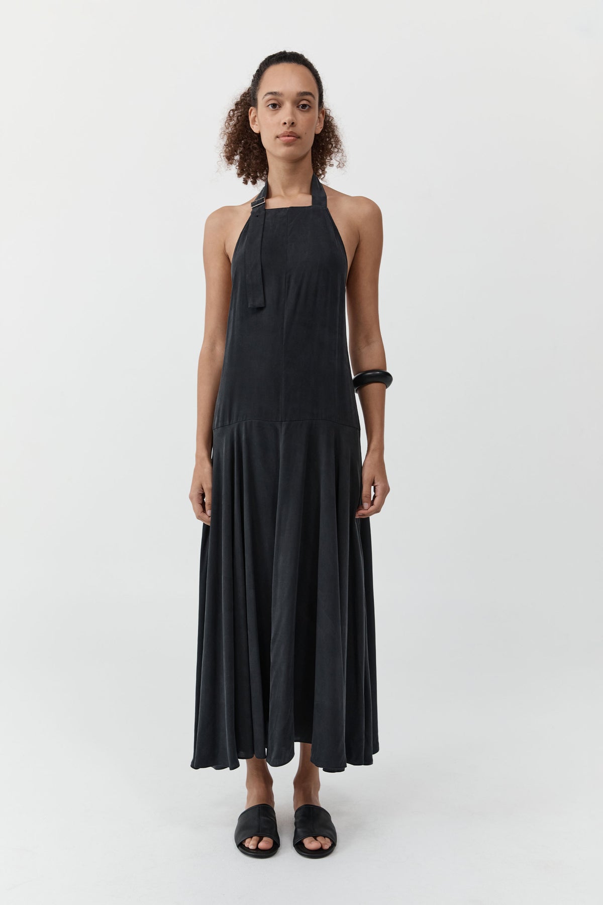black knit dresses Short Sleeve Knit Dress, Black main image 0