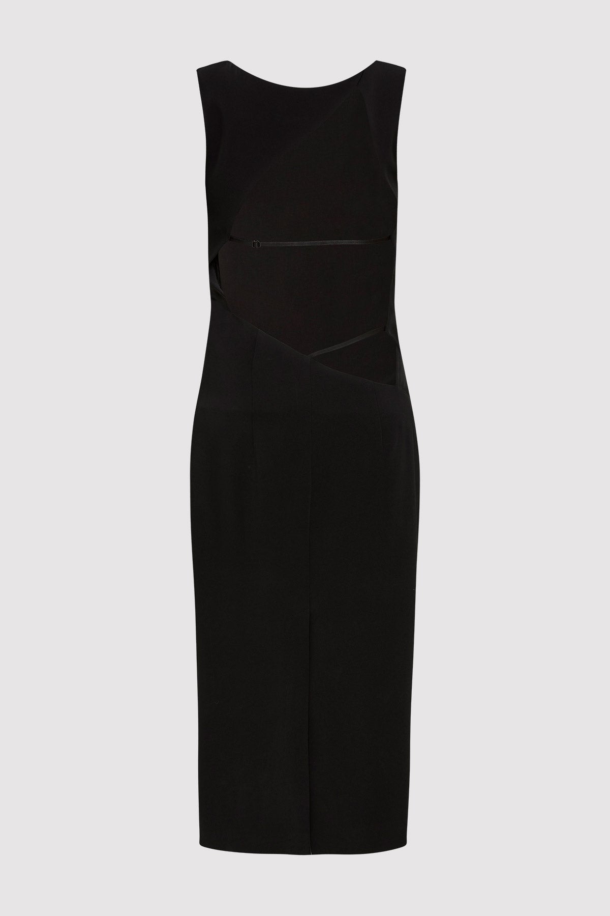 St. Agni | Cut Out Midi Dress - Black