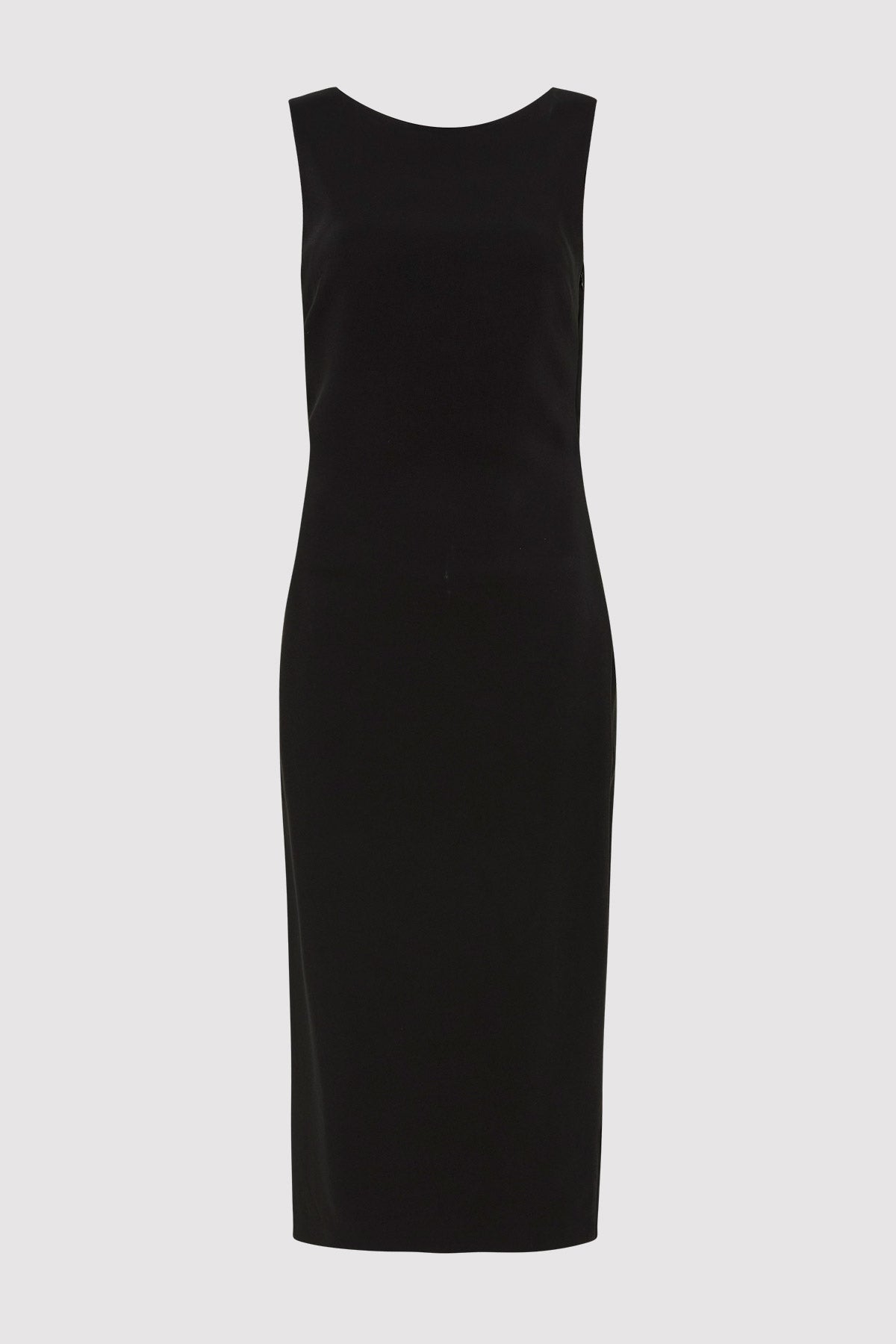 Cut Out Midi Dress - Black