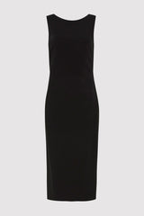 Cut Out Midi Dress - Black