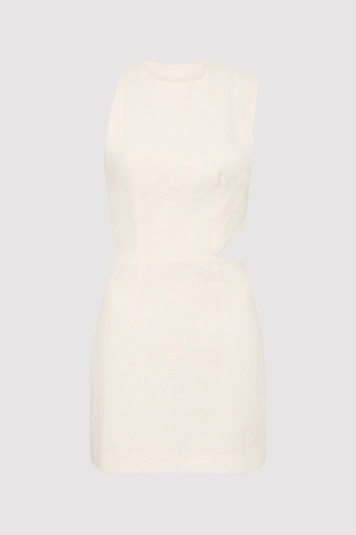 Deconstructed Mini Dress - Ivory