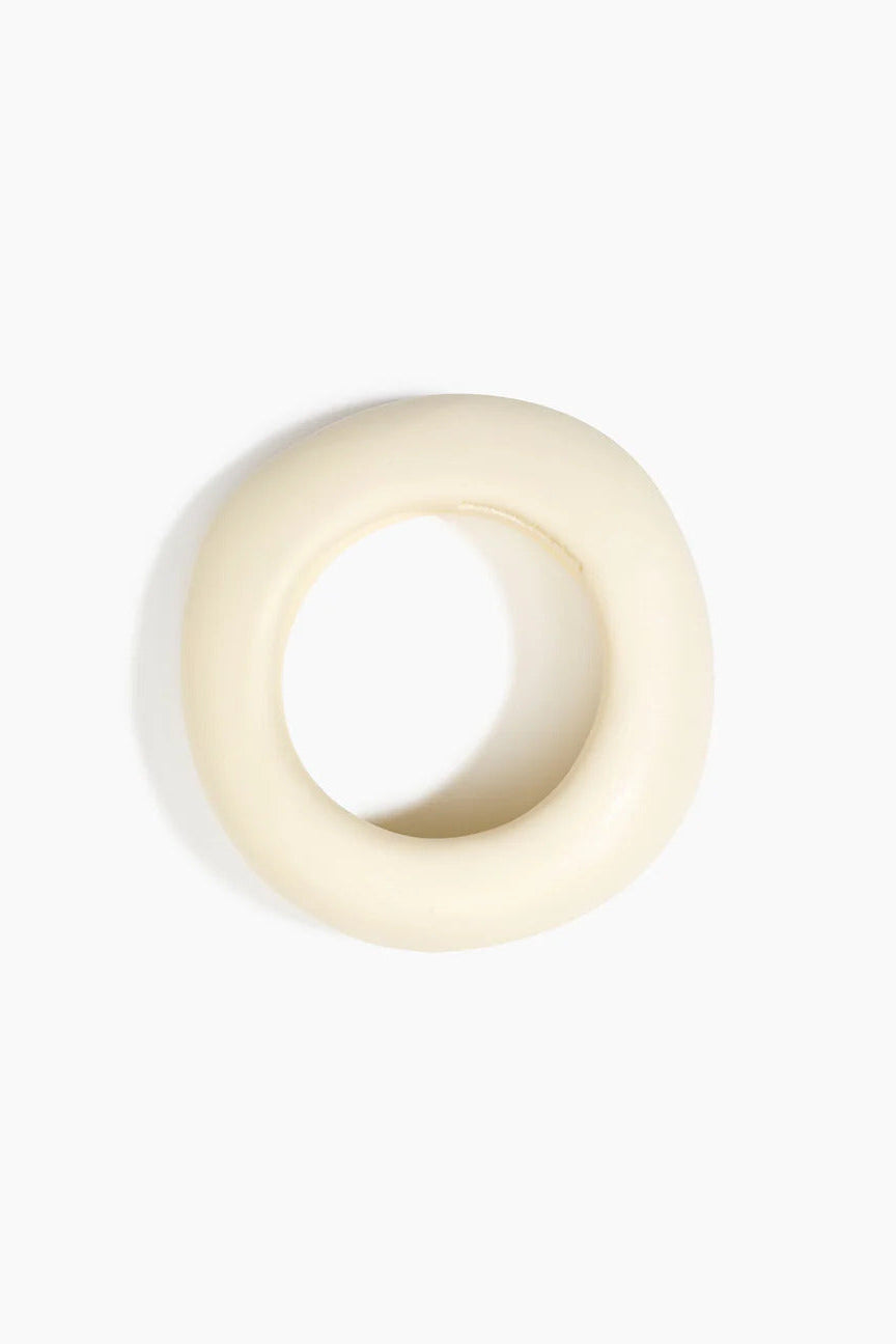 Large Drift Bangle by Dinosaur Designs - Cream