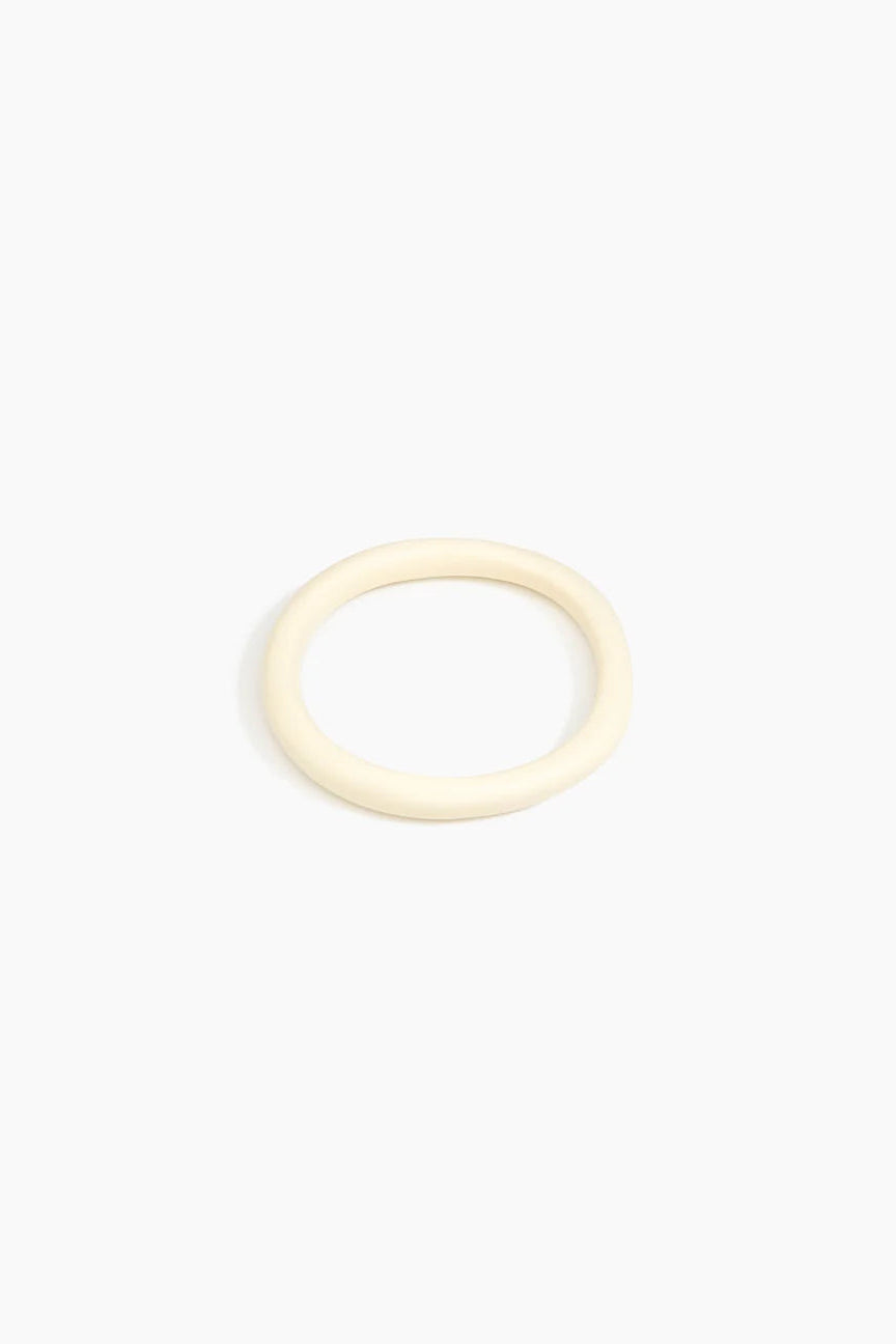 Wishbone Bangle by Dinosaur Designs - Cream