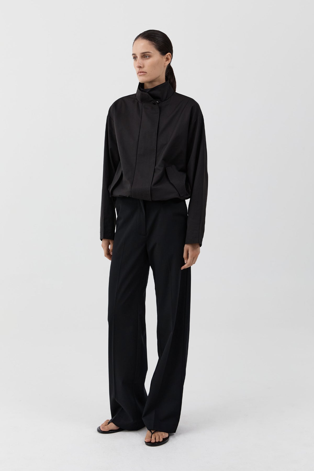 Canvas Flight Jacket - Black