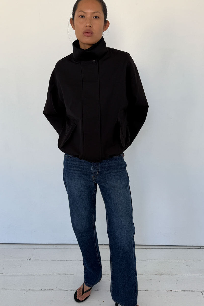 Canvas Flight Jacket - Black