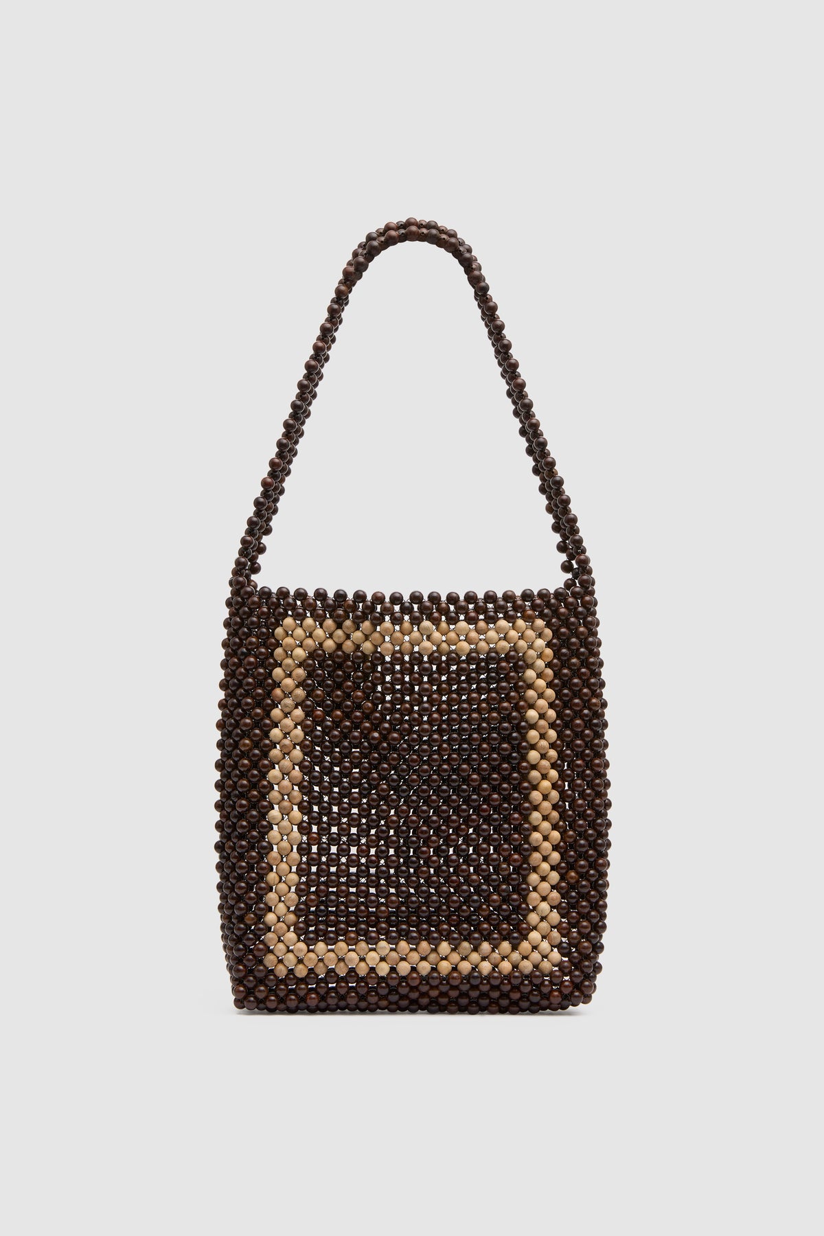 Taxi Bag - Coffee/Ecru
