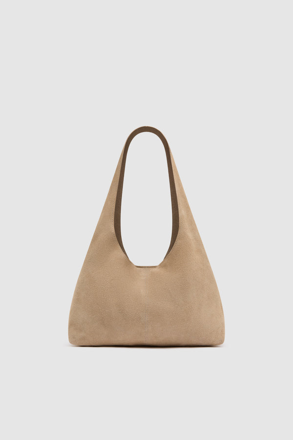 Suede Soft Bag - Papyrus