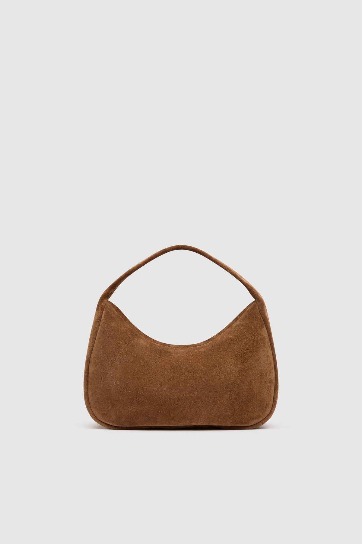 Suede Large Bon Bon Bag - Toffee