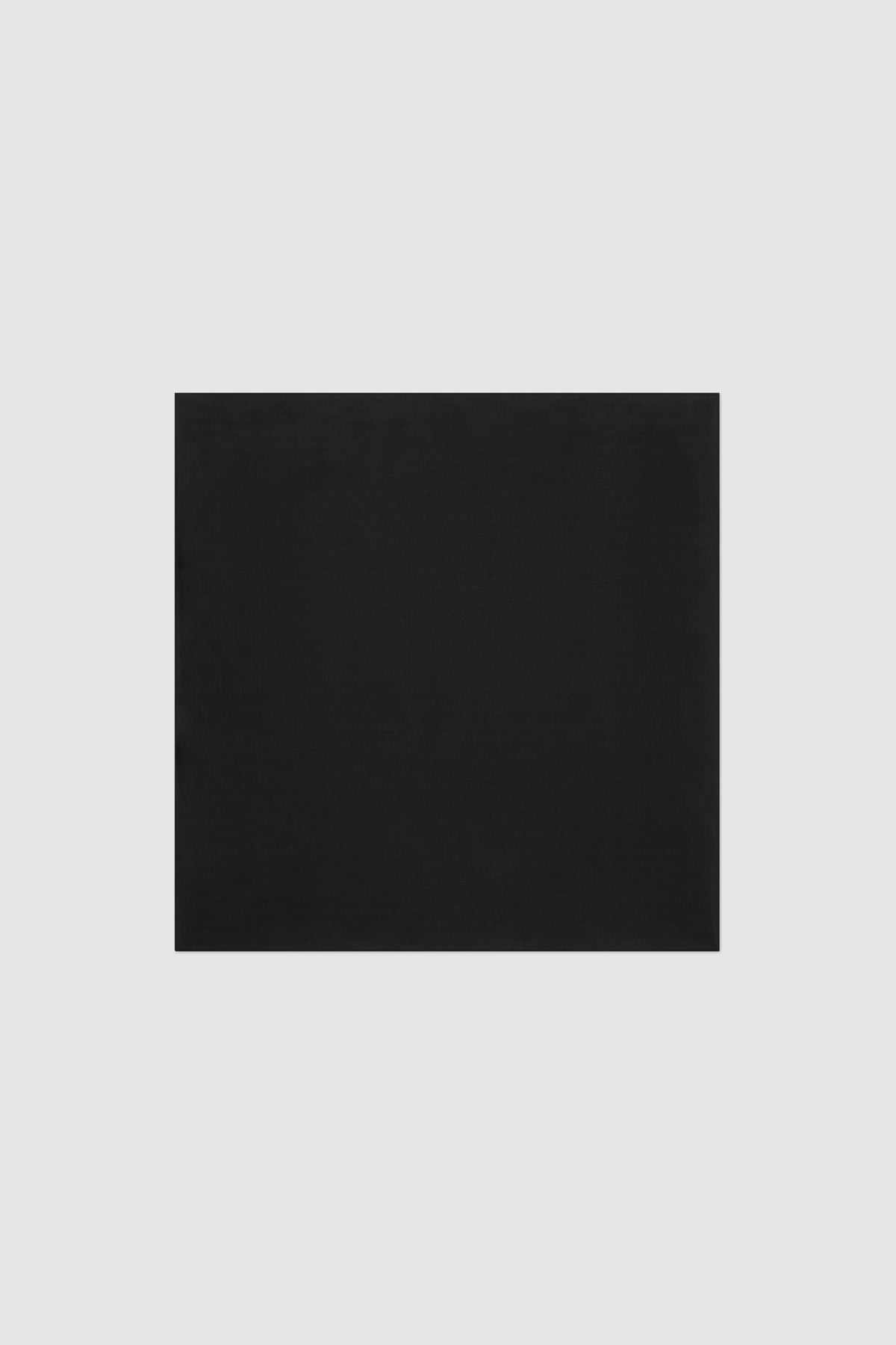 Stretch Silk Scarf - Black