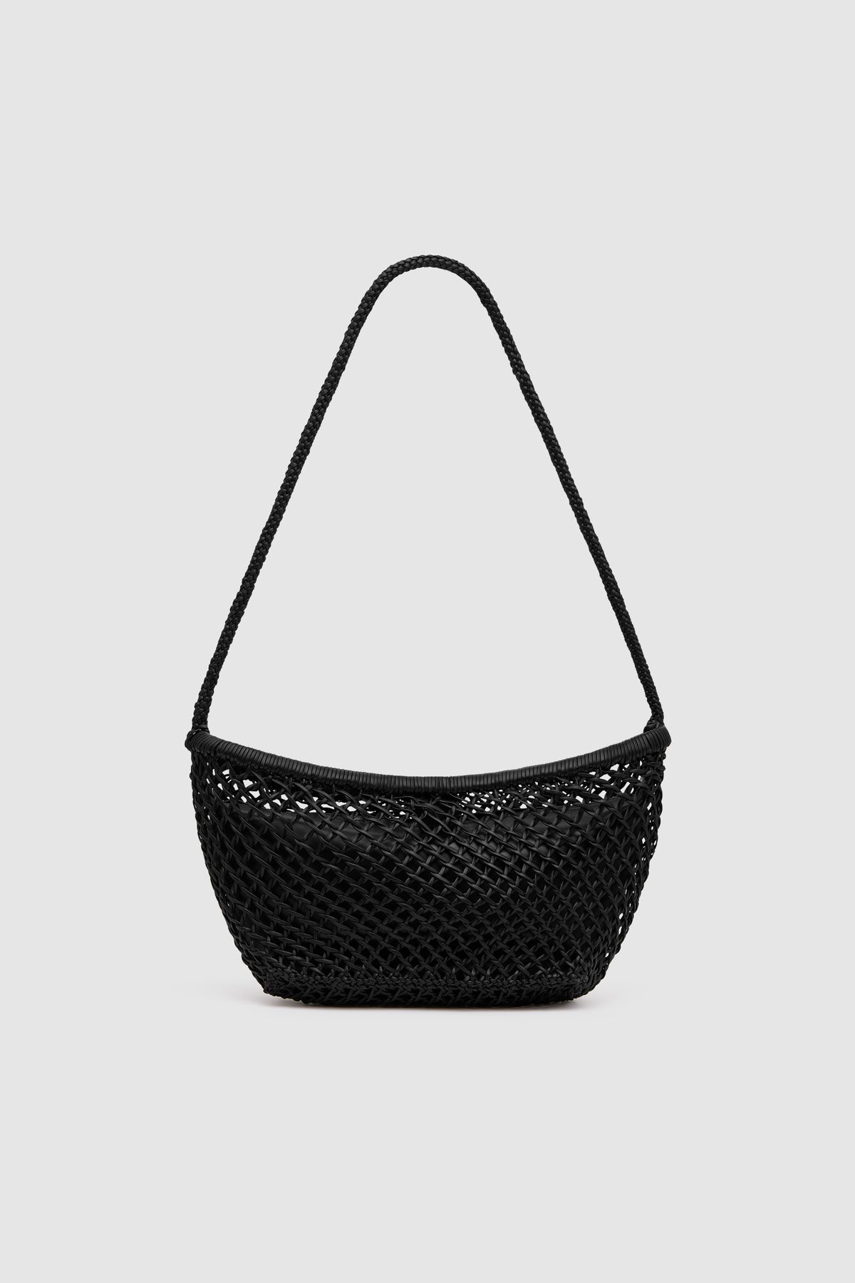 Mesh Crescent Bag - Black