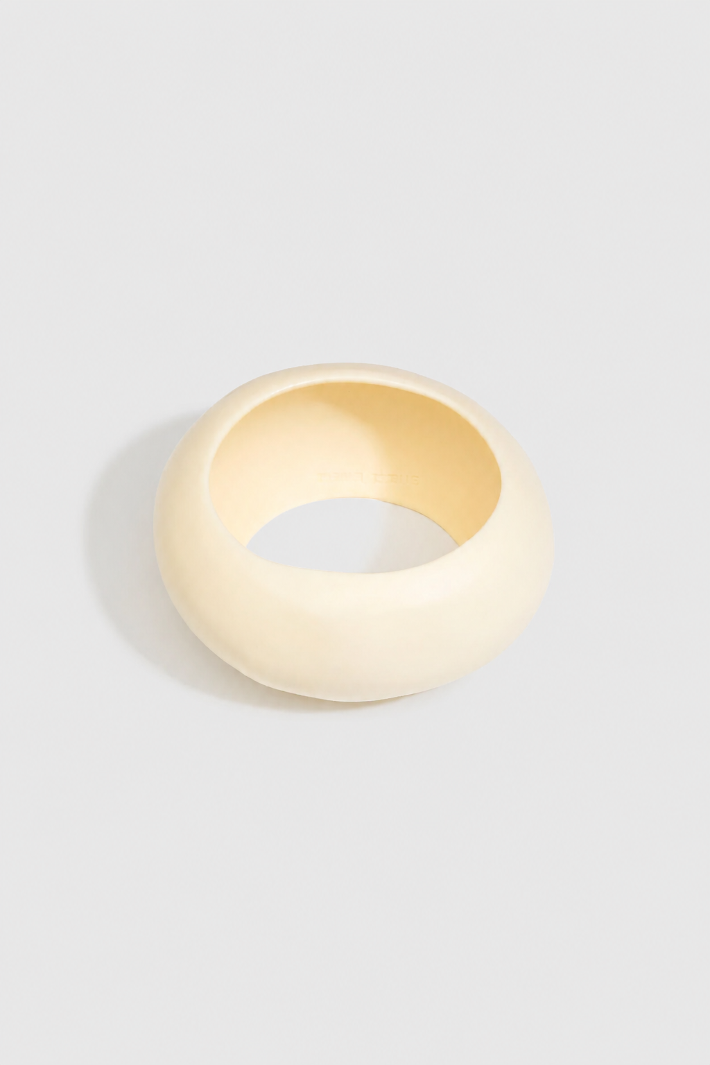 Boulder Bangle by Dinosaur Designs - Cream