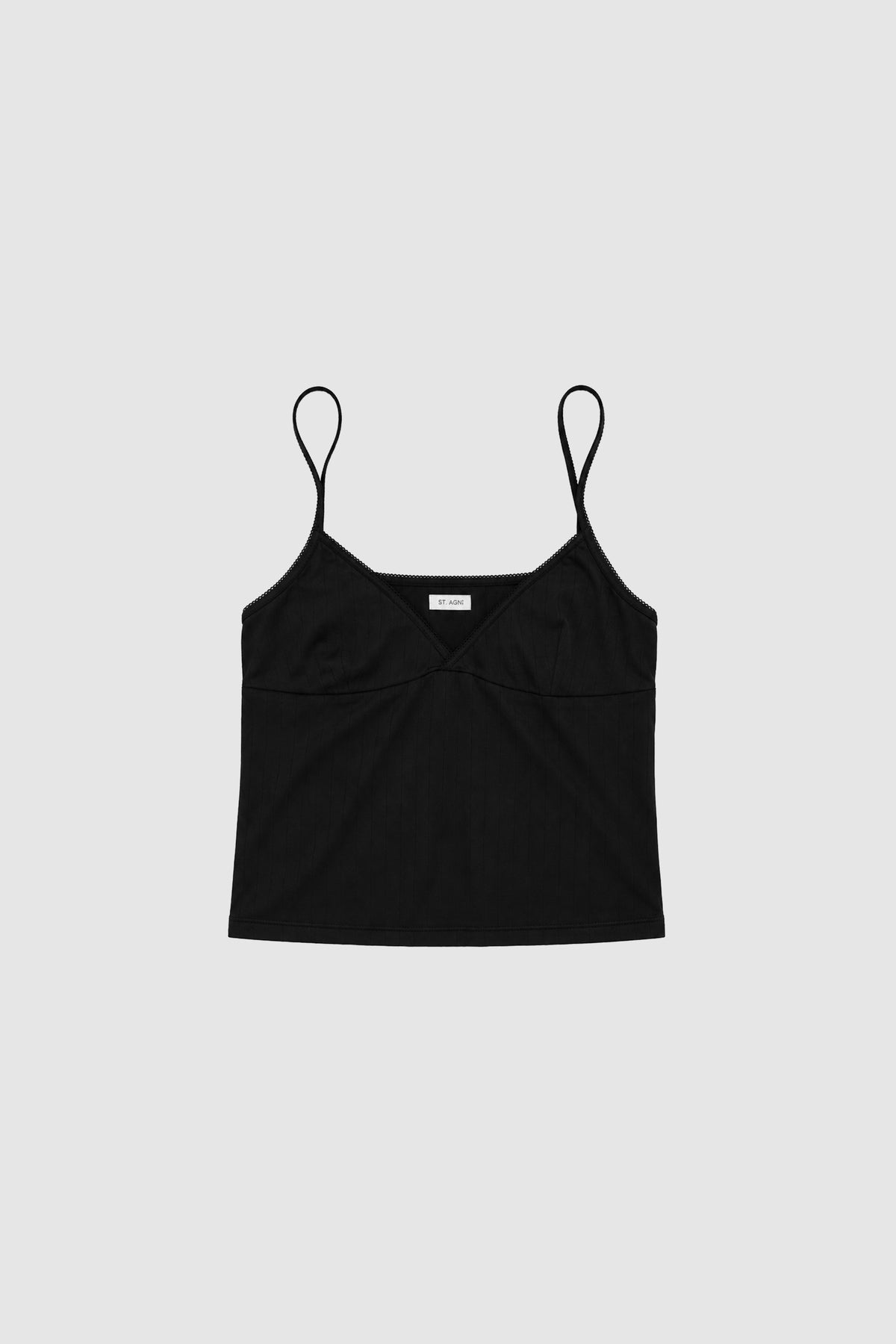 Pointelle Cami - Black