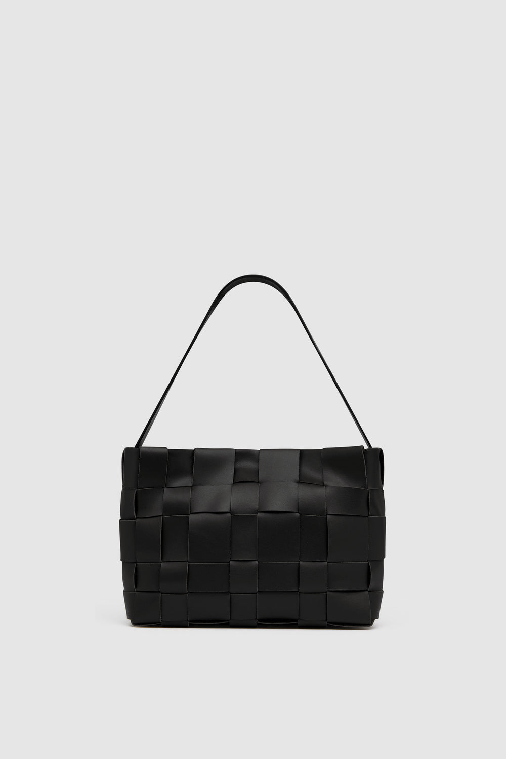 Woven Mini Tote - Black