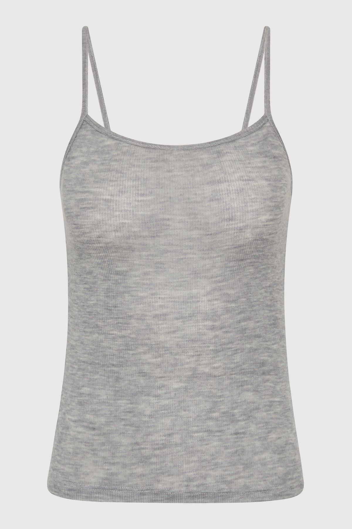 Baby Wool Cami - Grey Marle