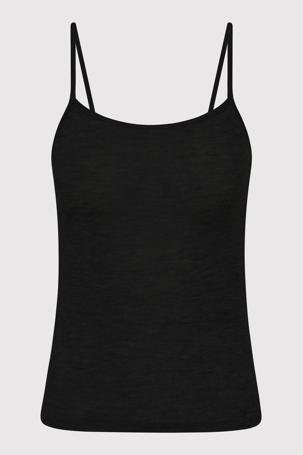 Baby Wool Cami - Black