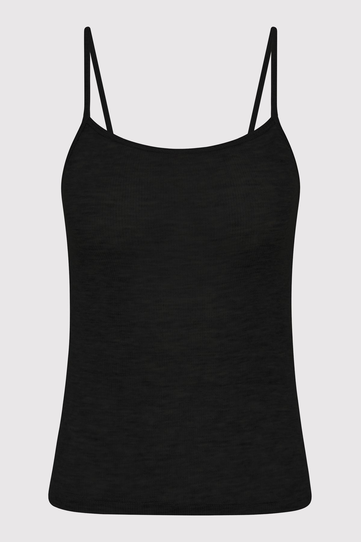 Baby Wool Cami - Black