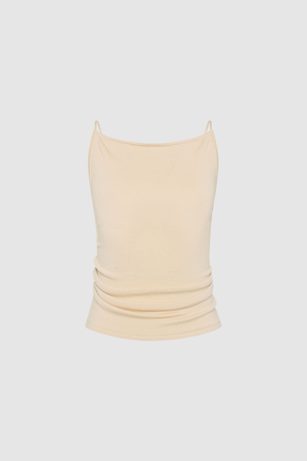 Twist Back Knit Top - Shell