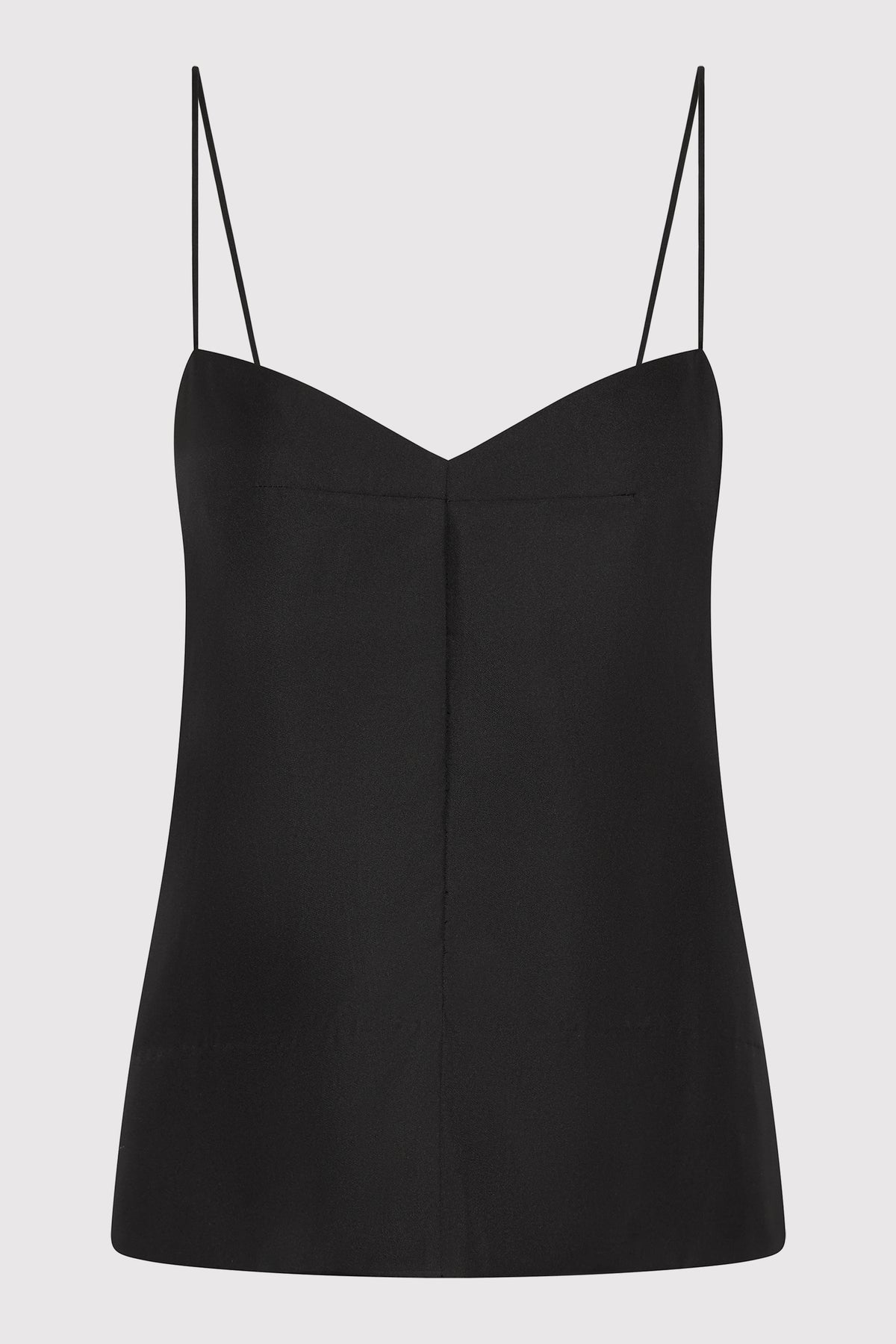 Silk Twill Cami - Black