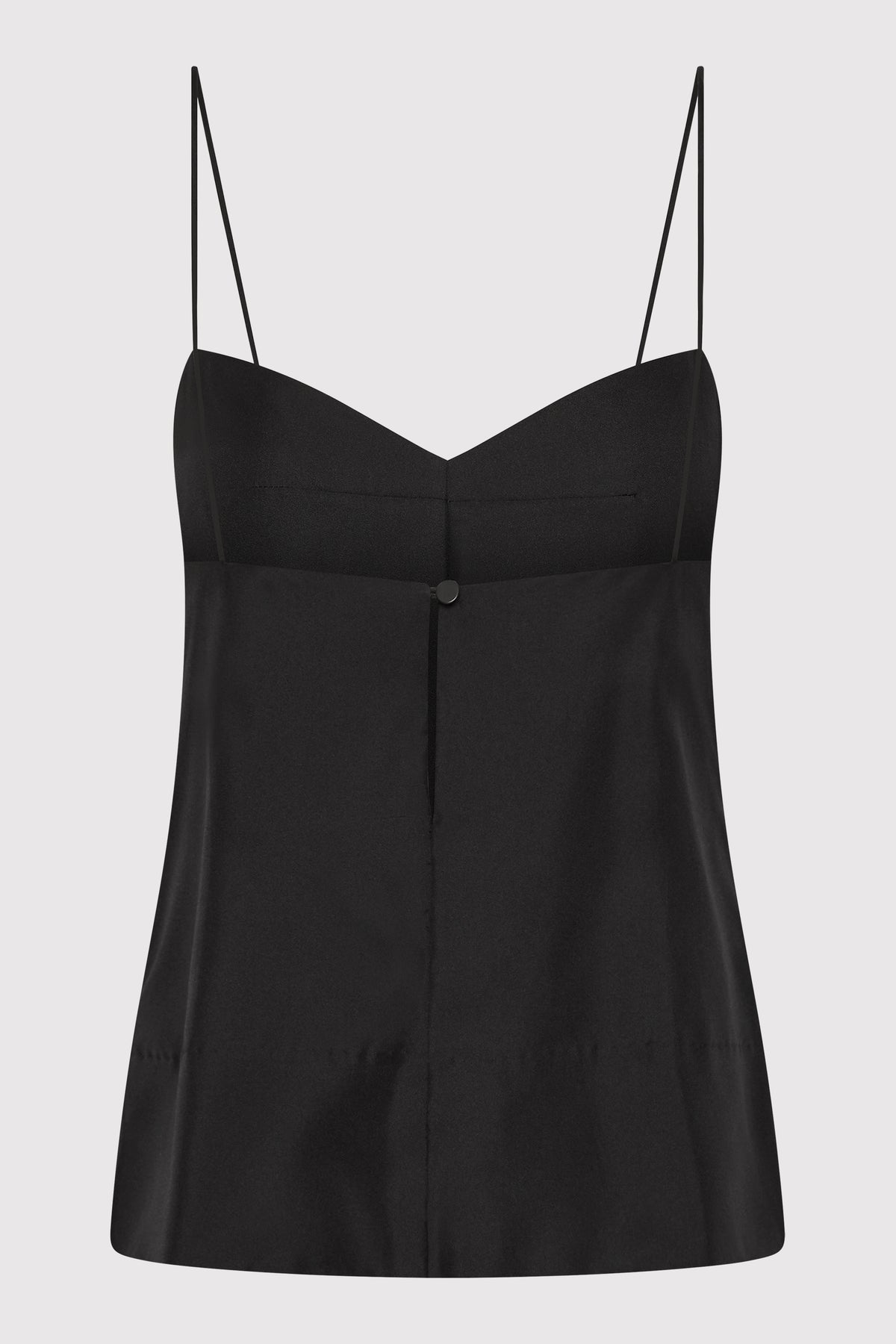 Silk Twill Cami - Black