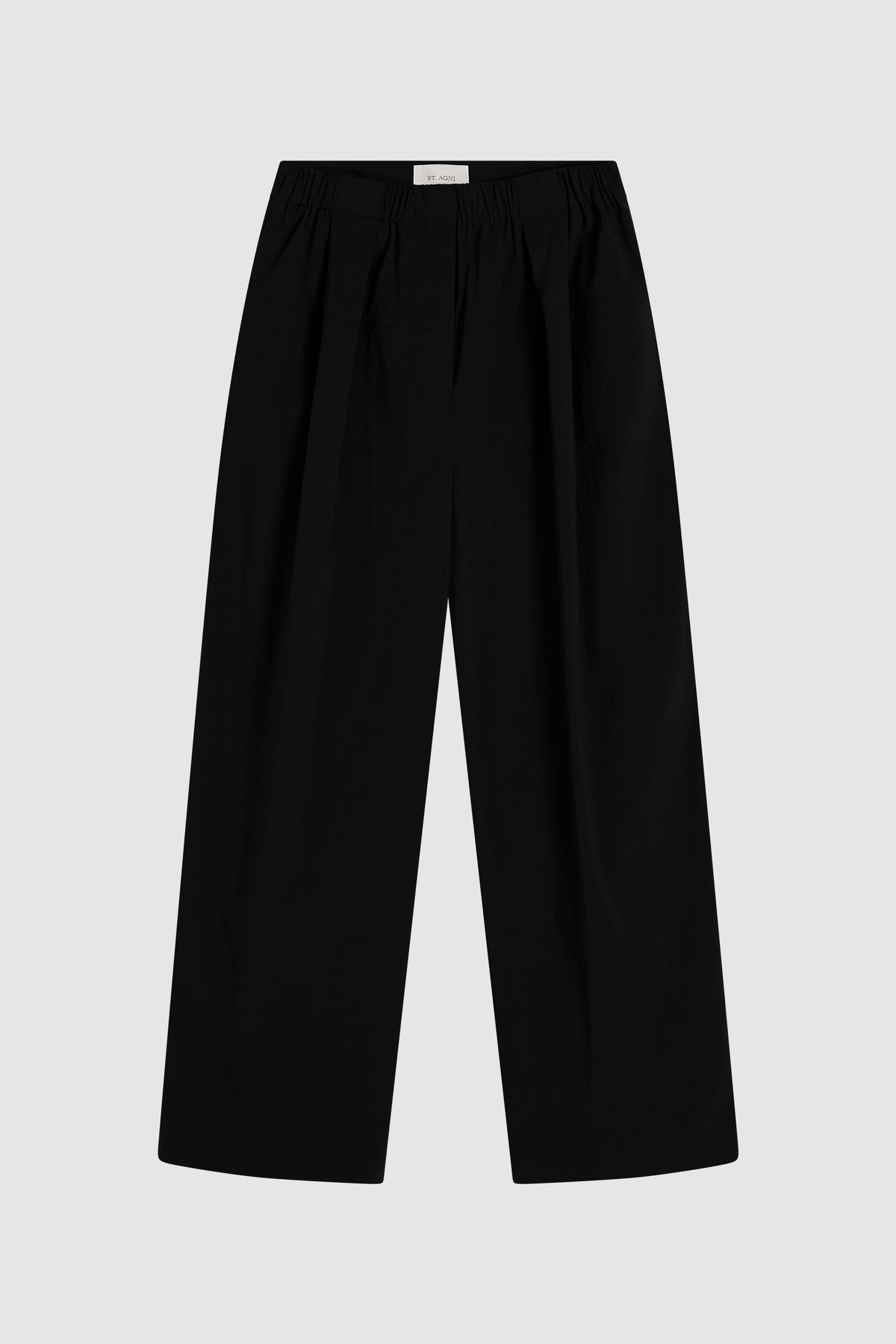 Relaxed Pleat Pants - Black