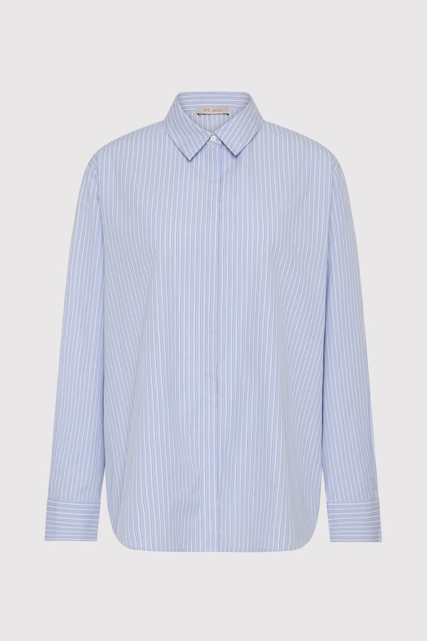 Classic Shirt - Pale Blue Stripe