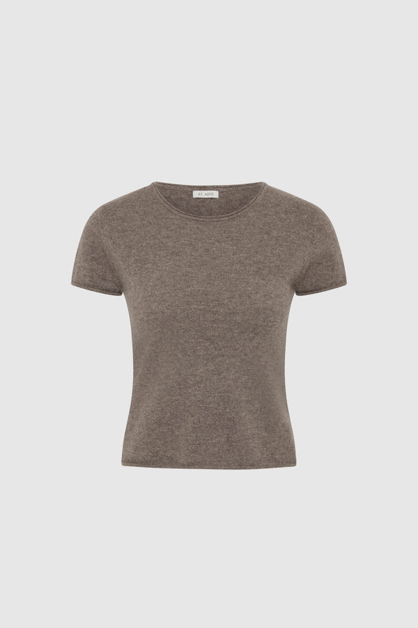Fine Merino Wool Baby Tee - Vapor