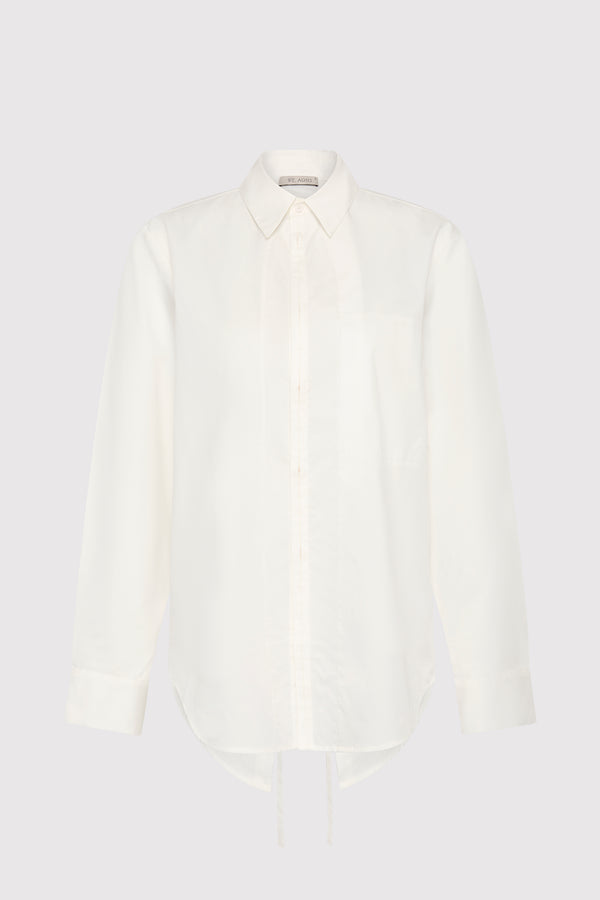 Tie Back Shirt - Off White