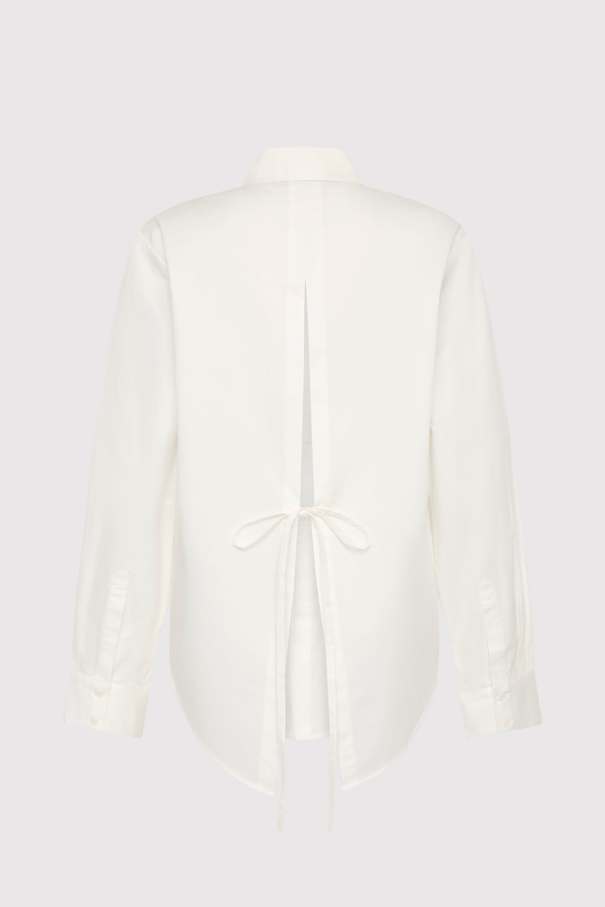 Tie Back Shirt - Off White