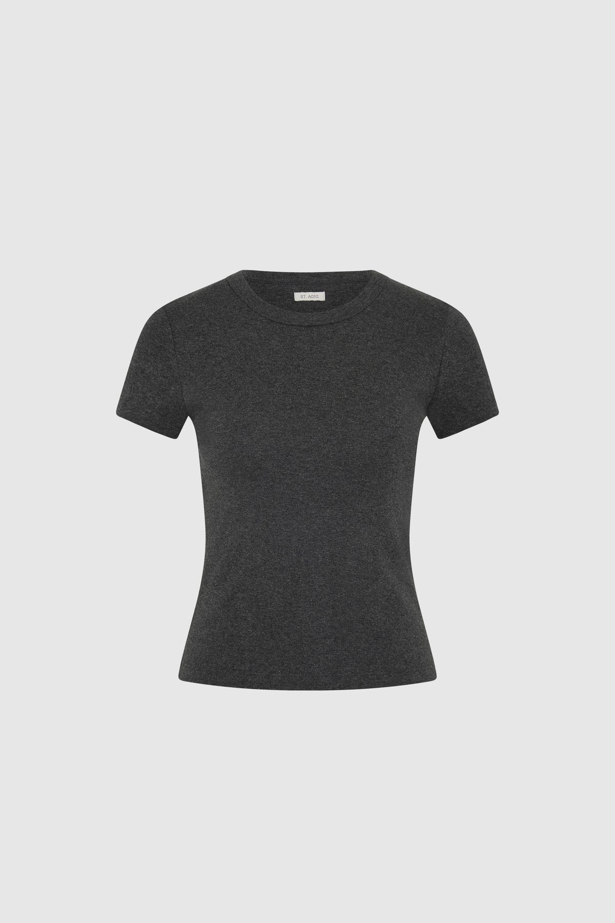 Organic Cotton Baby Tee - Charcoal Melange
