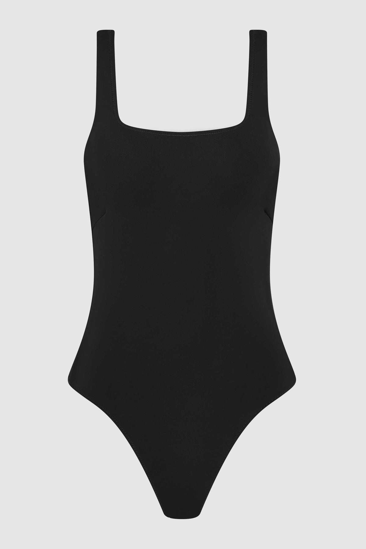 Slim Scoop One Piece - Black